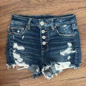 American Eagle Distressed Denim Shorts